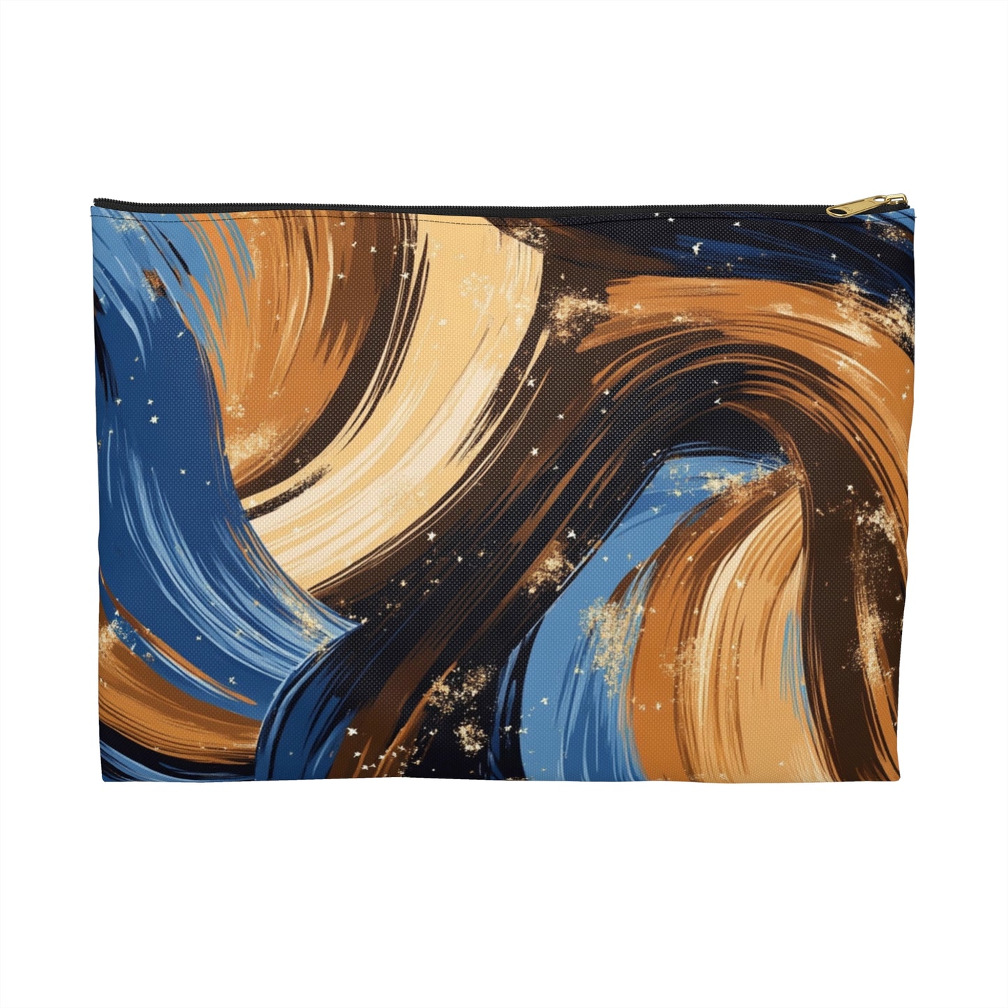 Artistic Canvas Accessory Pouch - Stylish Storage, Makeup Bag, Travel Organizer, Gift for Art Lovers, Unique Design