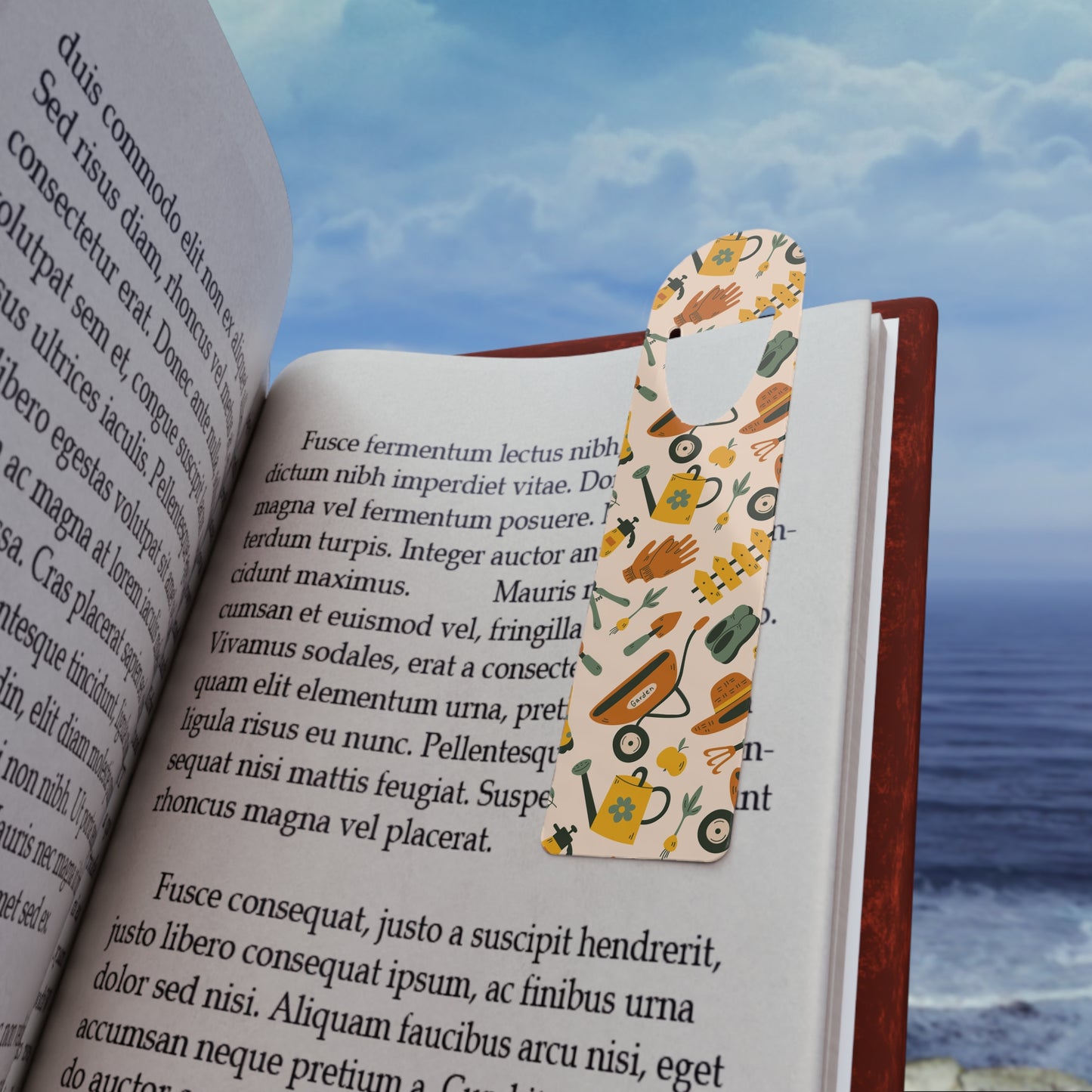 Gardening Bookmark - Perfect Gift for Garden Lovers, Reading Accessories, Floral Design Bookmark, Plant Lover Gift, Book Mark for Spring
