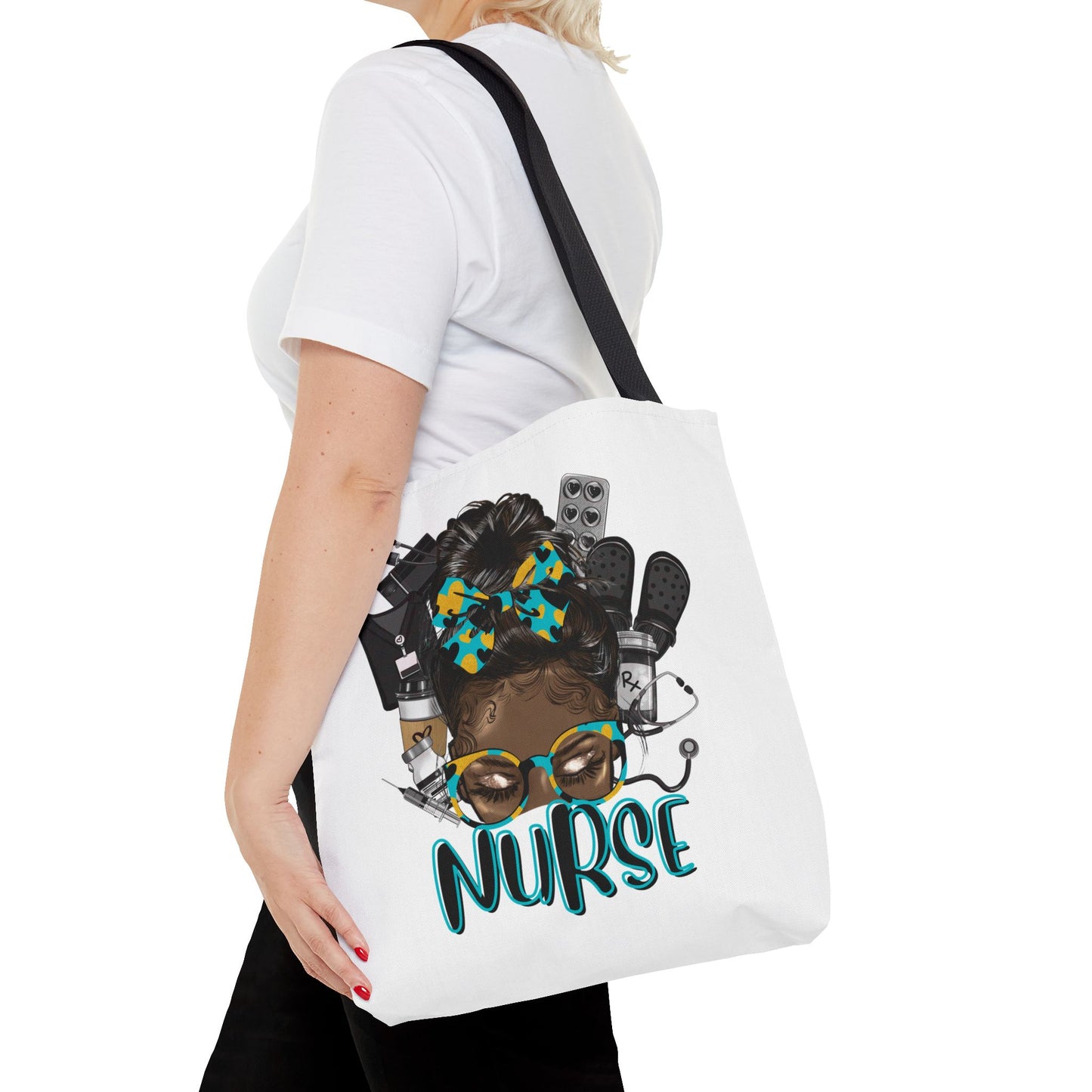 Nurse Appreciation Tote Bag, Fun Nurse Gift, Medical Student Tote, Nurse Life Accessory, Inspirational Carryall for Healthcare
