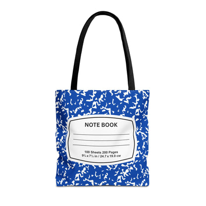 Teacher Tote Bag, School Bag, Back-to-School Accessory, Teacher Gift, Stylish Notebook Tote, Fashionable Classroom Essential, Blue