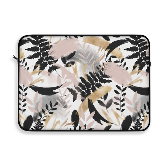 Stylish Laptop Sleeve with Floral Design, Laptop Case, Tech Accessory, Gift for Students, Floral Tech Sleeve, Computer Pouch