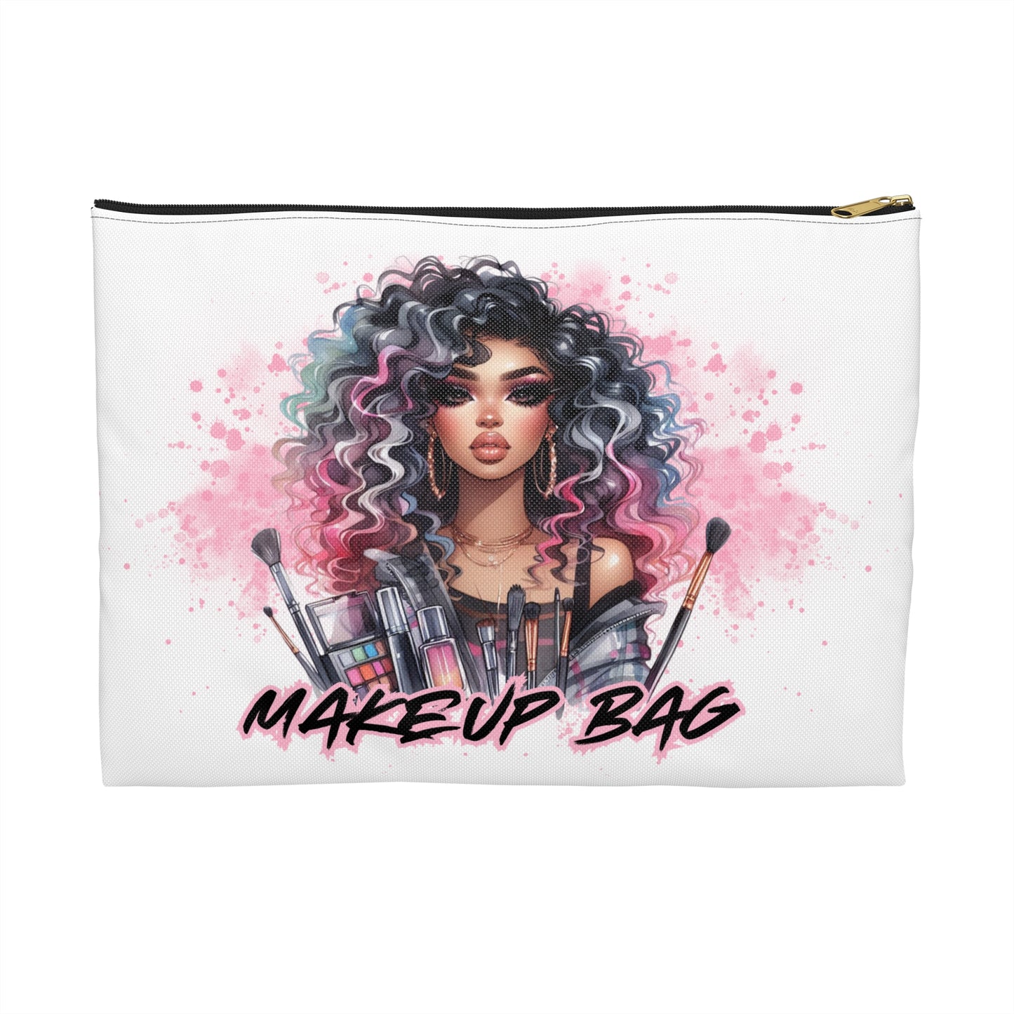 Makeup Bag with Glamorous Design, Cosmetic Organizer for Beauty Lovers, Perfect Gift for Birthdays, Holidays, and Special Occasions, [...]