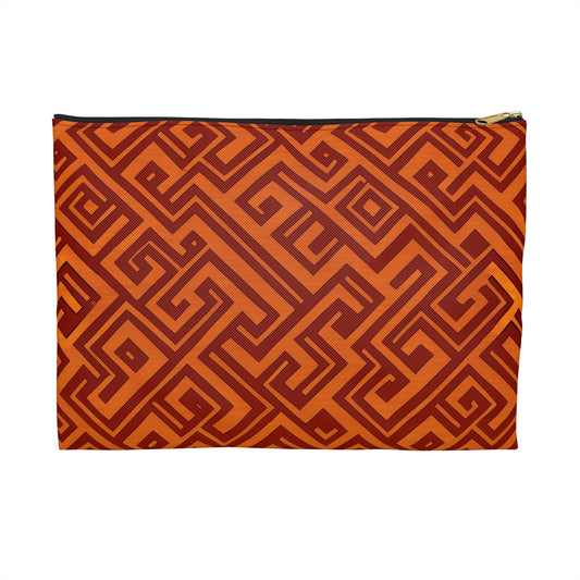 Bohemian Geometric Accessory Pouch, Travel Cosmetic Bag, Stylish Organizer, Unique Gift for Her, Festival Essential, Handmade Design