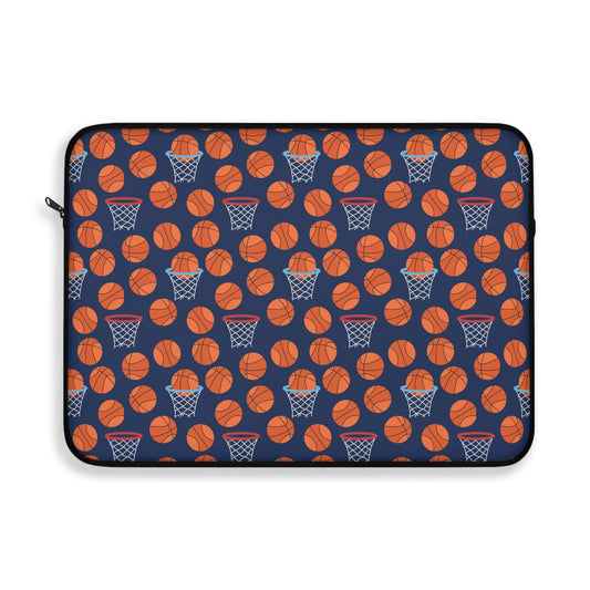 Basketball Laptop Sleeve | Sports Tech Case | Gift for Athletes | Basketball Fan Accessory | Stylish Laptop Bag