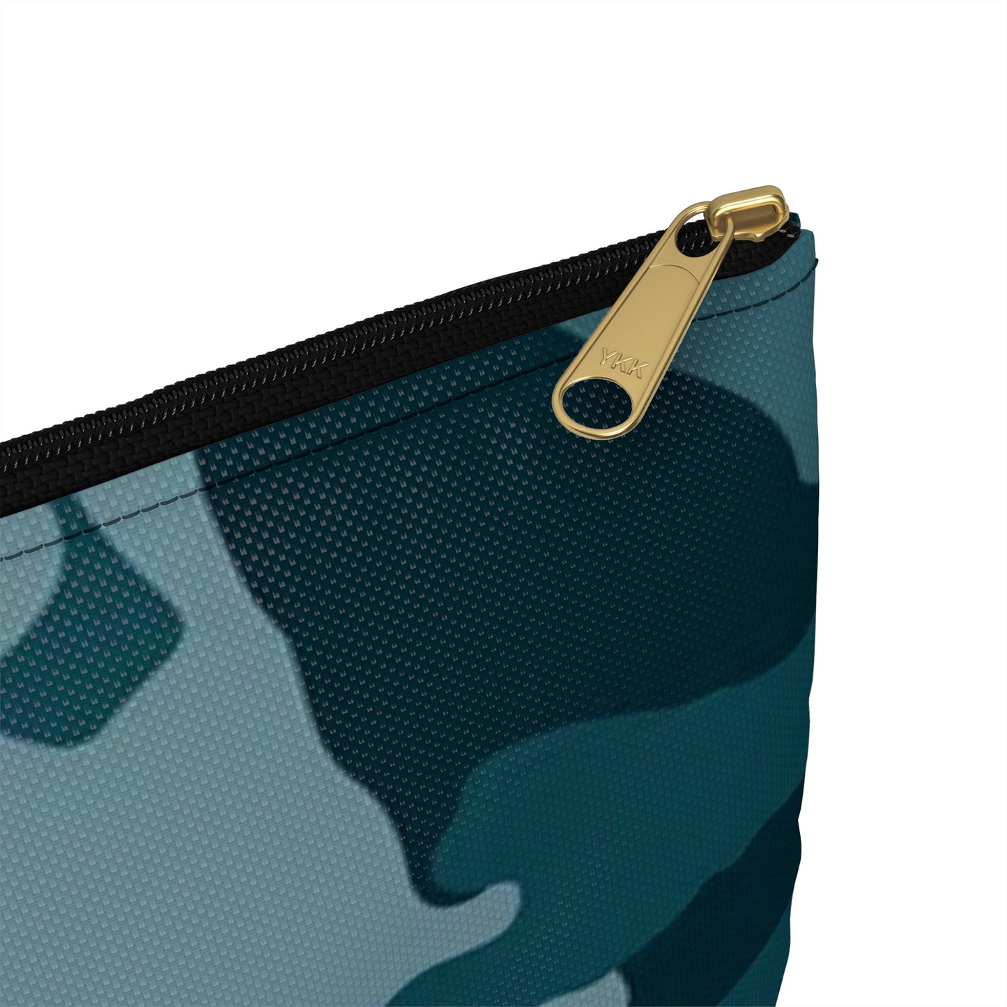 Camouflage Accessory Pouch — Blue Camo Makeup & Travel Organizer