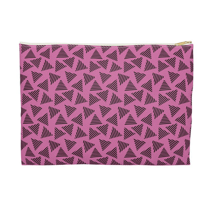 Chic Geometric Accessory Pouch for Travel, Makeup Bag, Organizer, Gift for Her, Modern Print, Daily Essentials