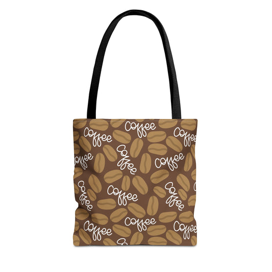 Coffee Lover's Tote Bag - Stylish and Eco-Friendly Shopping Bag, Perfect Gift for Coffee Lovers, Reusable Grocery Bag, Daily Use Bag