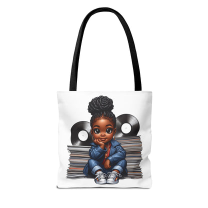 Vinyl Vibes Tote Bag - Perfect for Music Lovers, Record Enthusiasts, Gifts for Her, Shopping, and Everyday Use