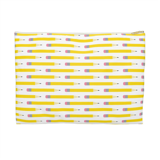 Colorful Pencil Accessory Pouch | Cute Makeup Bag for Students, Organizers, Gift for Teachers, School Supplies, Travel Essentials