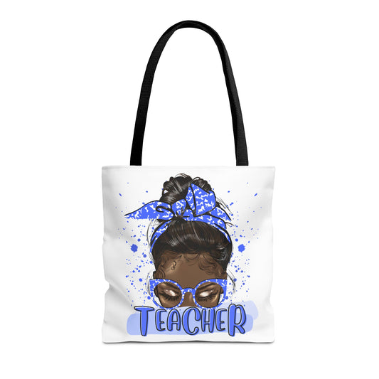 Teacher Tote Bag, Stylish Teacher Bag, Canvas Bag for Teacher Gifts, Back to School Tote, Personalized Tote Bag, Blue