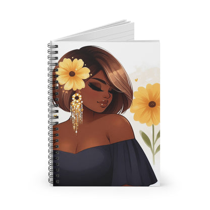 Elegant Floral Spiral Notebook - Ideal for Journaling, Note-taking & Gift-Giving