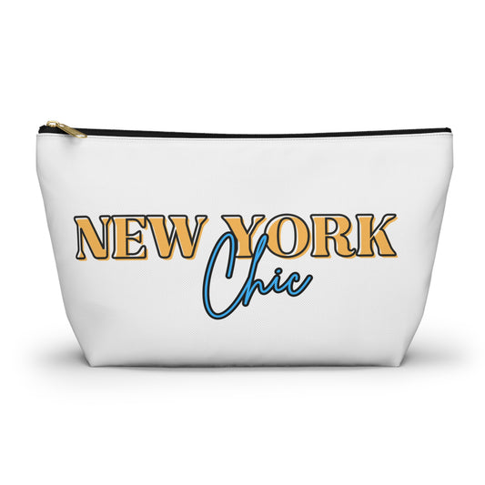 New York Chic Accessory Pouch, Makeup Bag, Travel Organizer, Gift for Her, Stylish Storage, Fashionista Essential