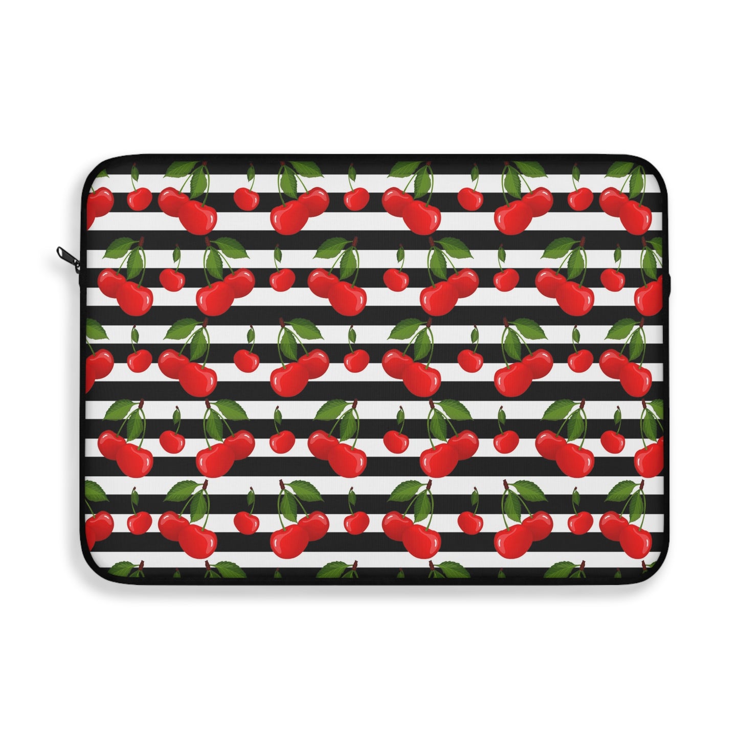 Cherry Pattern Laptop Sleeve | Stylish Tech Bag for Students, Office Workers, Gifts for Holidays, Back to School, Vibrant Protective Case