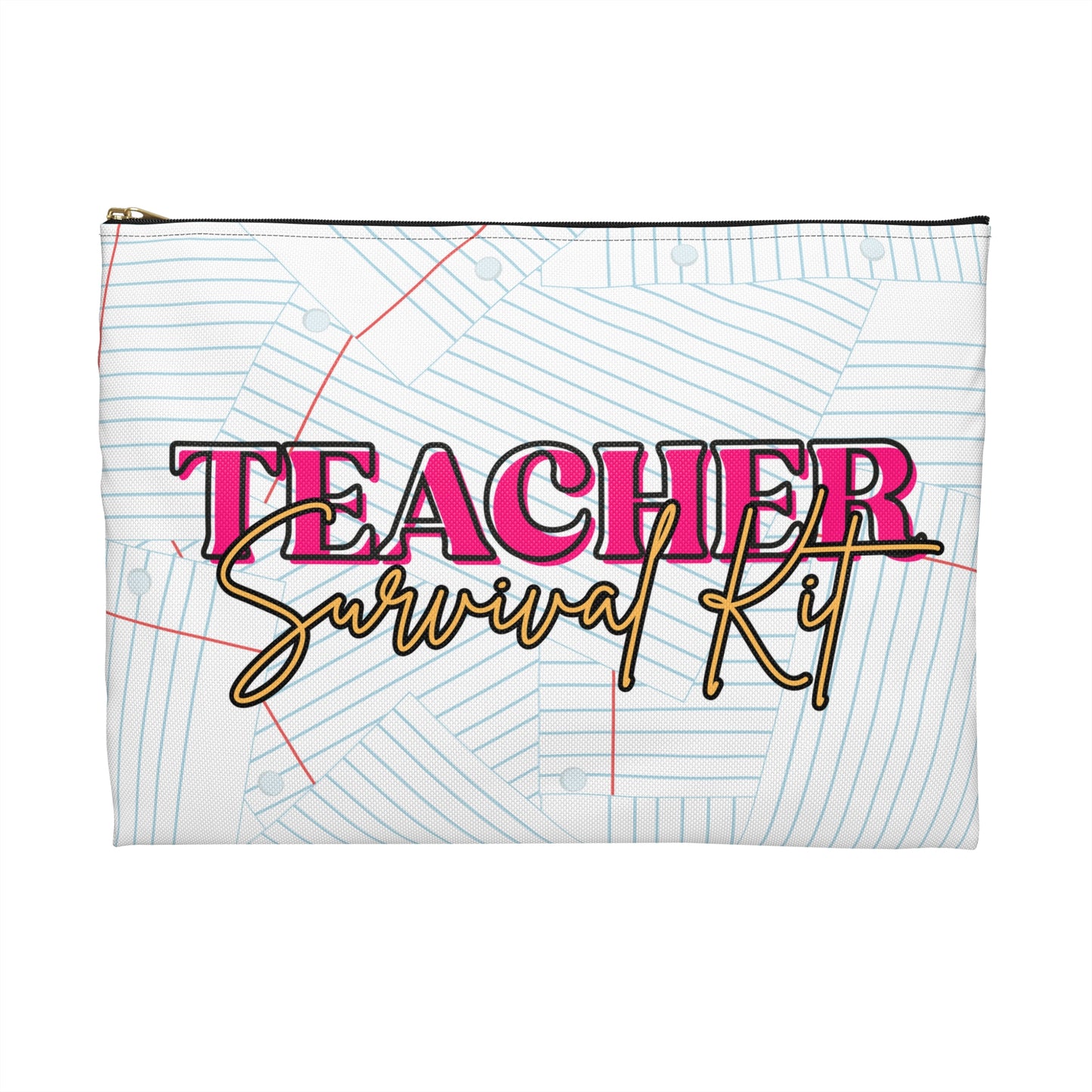 Study Vibes Accessory Pouch, Notebook Holder, Organizational Pouch, Gift for Students, School Supplies, Office Organizer