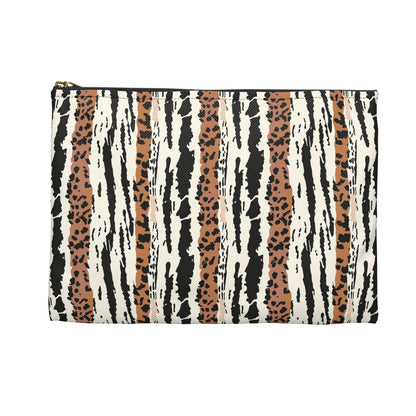 Wild Print Accessory Pouch - Stylish Makeup Bag, Travel Organizer, Gift for Her, Fashion Storage, Animal Print Design