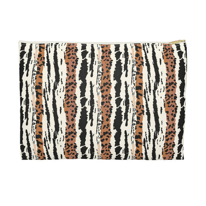 Wild Print Accessory Pouch - Stylish Makeup Bag, Travel Organizer, Gift for Her, Fashion Storage, Animal Print Design