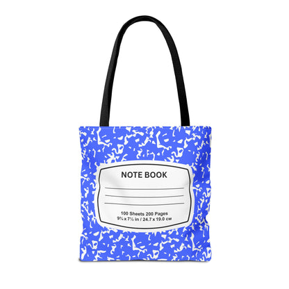 Teacher Tote Bag, School Bag, Back-to-School Accessory, Teacher Gift, Stylish Notebook Tote, Fashionable Classroom Essential, Light Blue