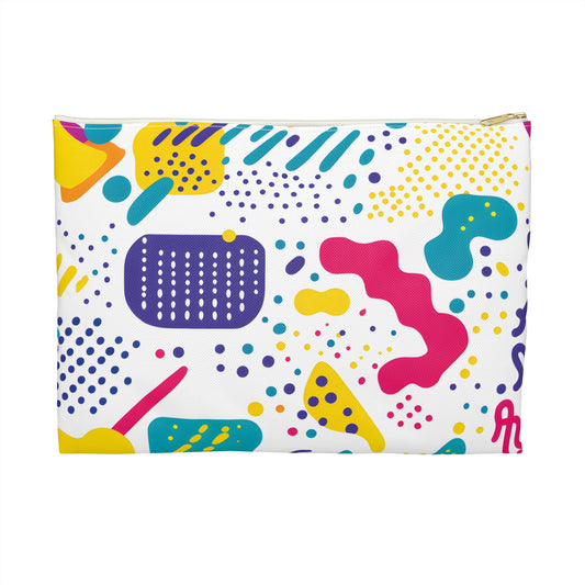 Colorful Abstract Accessory Pouch - Fun Storage for Travel, Makeup, & Everyday Essentials, Perfect Gift for Her & Birthdays