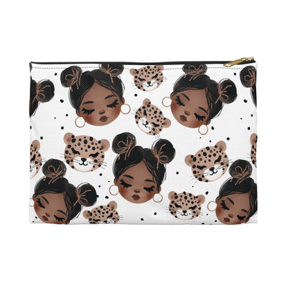Sassy Safari Accessory Pouch - Cute Animal Print Bag, Makeup Organizer, Travel Essentials, Gift for Her, Wild Animal Lover