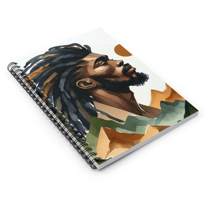 Artistic Spiral Notebook - Inspirational Mountain Design