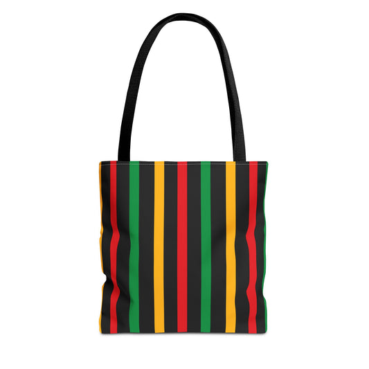 Vibrant Striped Tote Bag for Everyday Use, Eco-Friendly Shopping Bag, Stylish Beach Tote, Unique Gift for Her