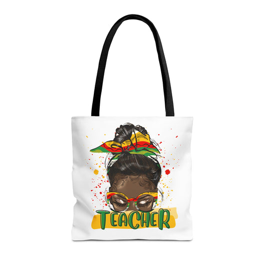 Colorful Teacher Tote Bag - Gift for Educators, Back to School, Teacher Appreciation, Inspirational Quote Bag, Classroom Accessory