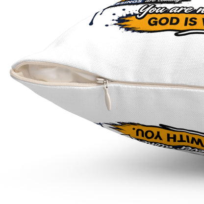Morning Prayer Decorative Pillow — Inspirational Kids Christian Faith Accent Pillow