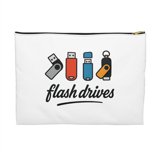 Flash Drive Accessory Pouch, Tech Organizer, Gift for Geeks, Storage Bag for USBs, Stylish Tech Accessory