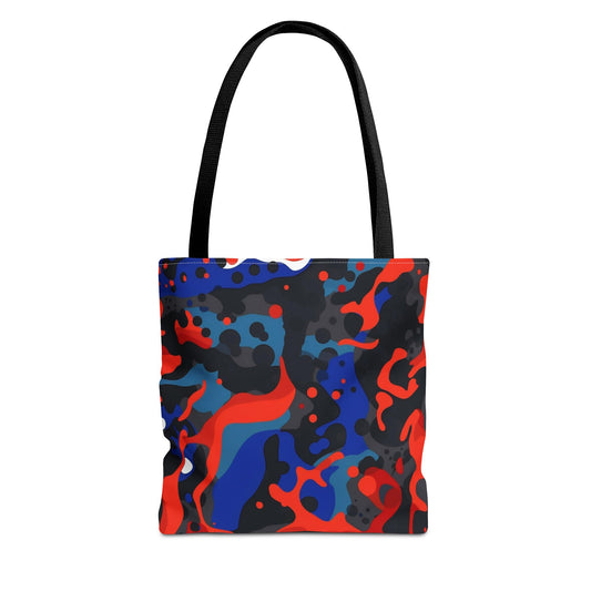Bold Abstract Tote Bag - Artful Accessory for Shopping, Travel, and Everyday Use | Unique Gift for Art Lovers, Birthday, Holidays, Summer