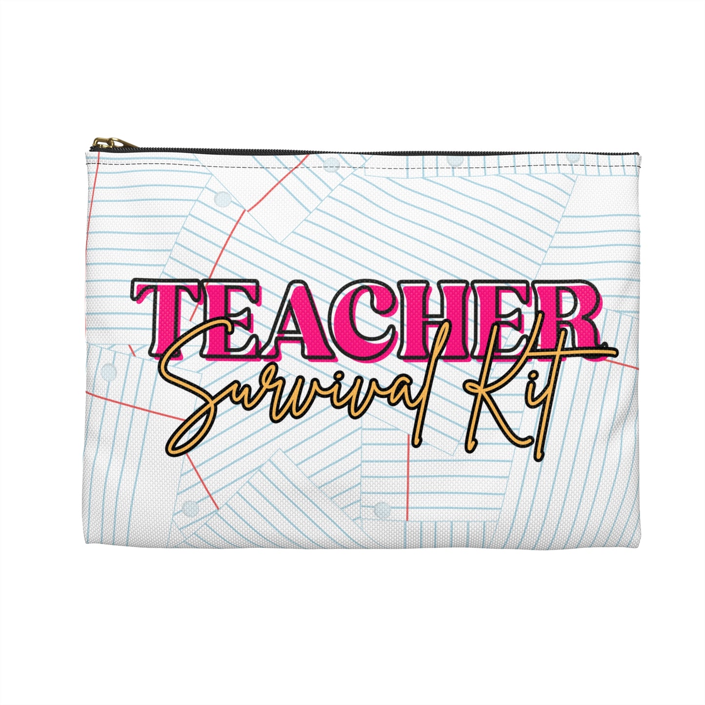 Study Vibes Accessory Pouch, Notebook Holder, Organizational Pouch, Gift for Students, School Supplies, Office Organizer