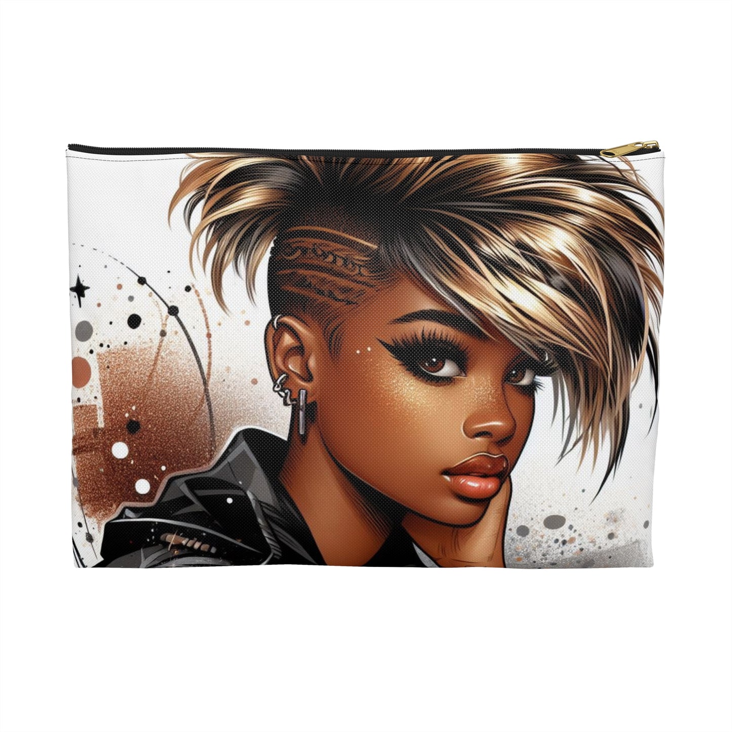 Cosmic Beauty Accessory Pouch, Stylish Makeup Bag, Fun Travel Organizer, Art Lovers Gift, Unique Storage Pouch