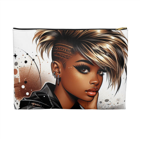 Cosmic Beauty Accessory Pouch, Stylish Makeup Bag, Fun Travel Organizer, Art Lovers Gift, Unique Storage Pouch