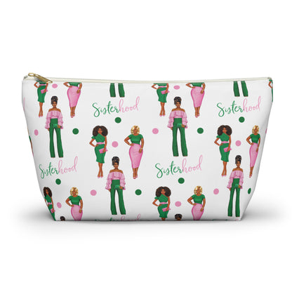 Sisterhood Accessory Pouch | Chic Makeup Bag, Travel Organizer, Gift for Friends, Feminine Coin Purse, Cute Toiletry Bag