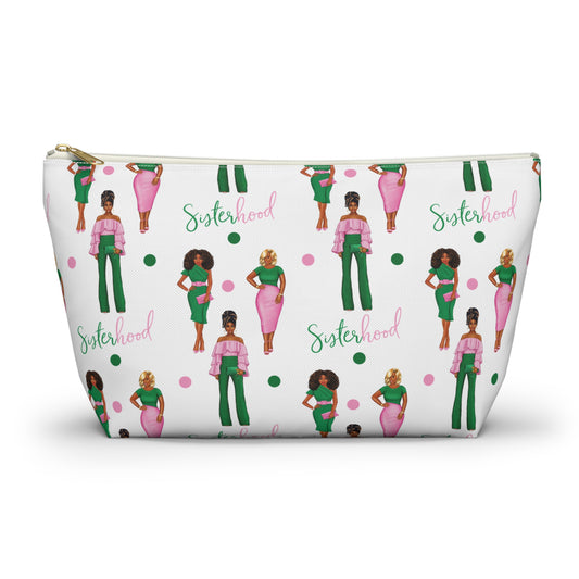 Sisterhood Accessory Pouch | Chic Makeup Bag, Travel Organizer, Gift for Friends, Feminine Coin Purse, Cute Toiletry Bag