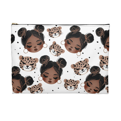 Sassy Safari Accessory Pouch - Cute Animal Print Bag, Makeup Organizer, Travel Essentials, Gift for Her, Wild Animal Lover
