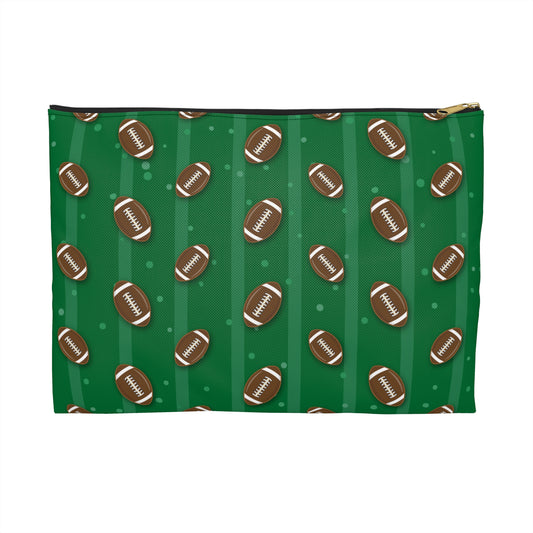 Football Fan Accessory Pouch, Sports Organizer, Football Gift, Game Day Clutch, Tailgate Essentials