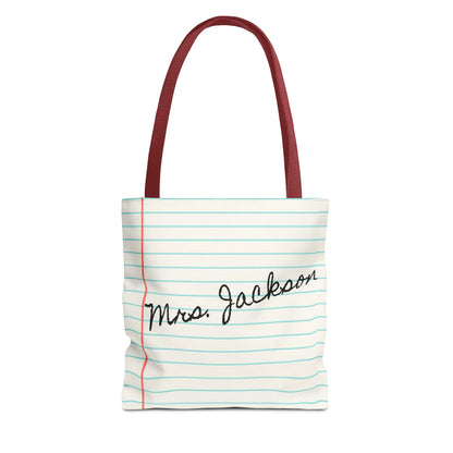 Personalized School Days Tote Bag, Reusable Shopping Bag, Back to School Gift, Teacher Appreciation, Fun Student Accessory