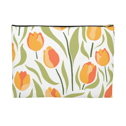 Floral Accessory Pouch - Cute Makeup Bag, Travel Organizer, Gift for Her, Spring Decor, Stylish Storage Companion