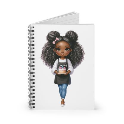 Cute Treats Spiral Notebook - Ruled Lines for Baking Lovers