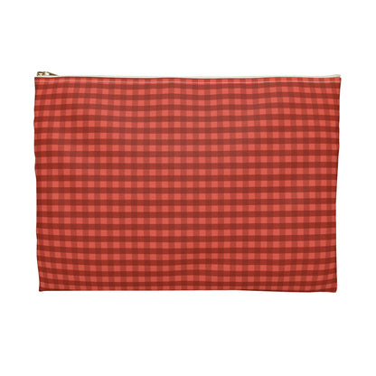 Floral & Gingham Accessory Pouch - Stylish Storage for Makeup, Travel, Organizing, Gifts, Everyday Use
