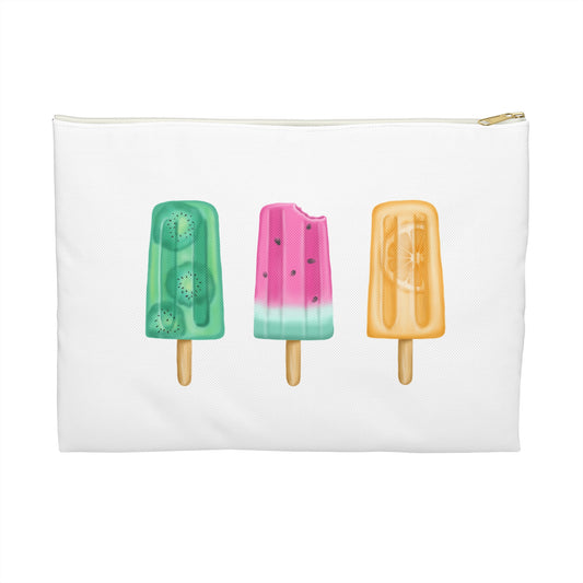 Colorful Ice Cream Accessory Pouch | Fun Summer Storage Bag for Travel, School, Beach, Makeup, Gifts