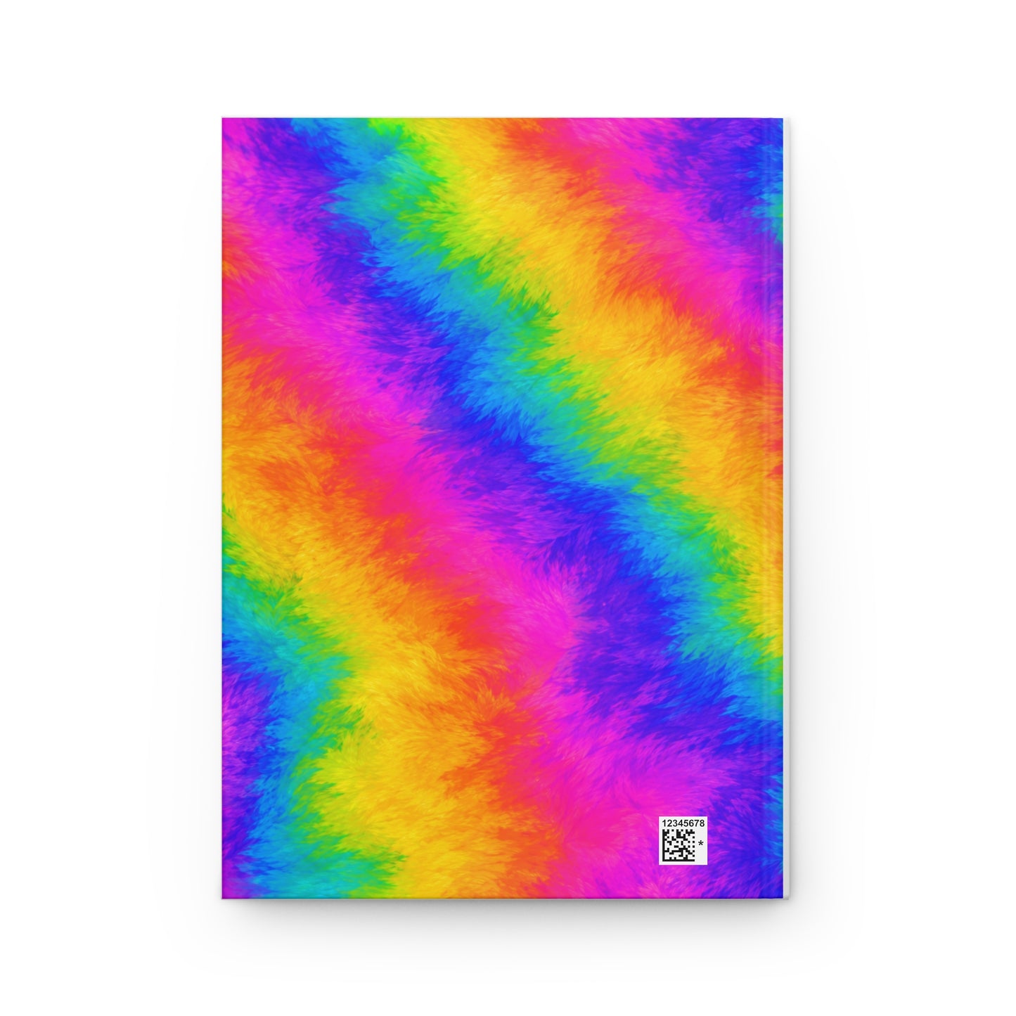 Hardcover Journal — 'Good Vibes, Bold Mindset' Rainbow Tie-Dye Notebook for Teens & Kids