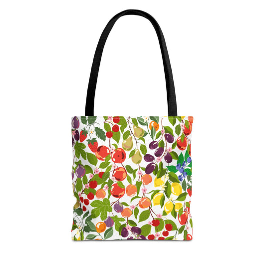Colorful Floral Tote Bag, Summer Shopping Bag, Eco-Friendly Carryall, Gift for Moms, Picnic Essentials