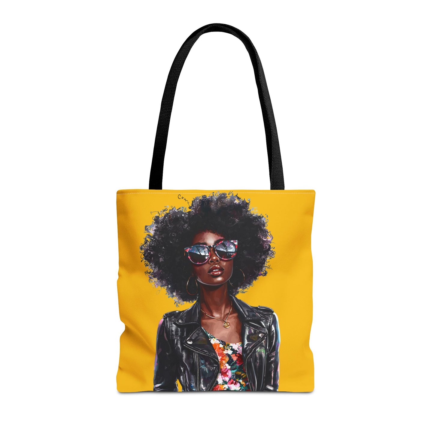 Chic African American Tote Bag, Fashionable Handbag, Eco-Friendly Shopper, Statement Bag, Gift for Her, Summer Accessory
