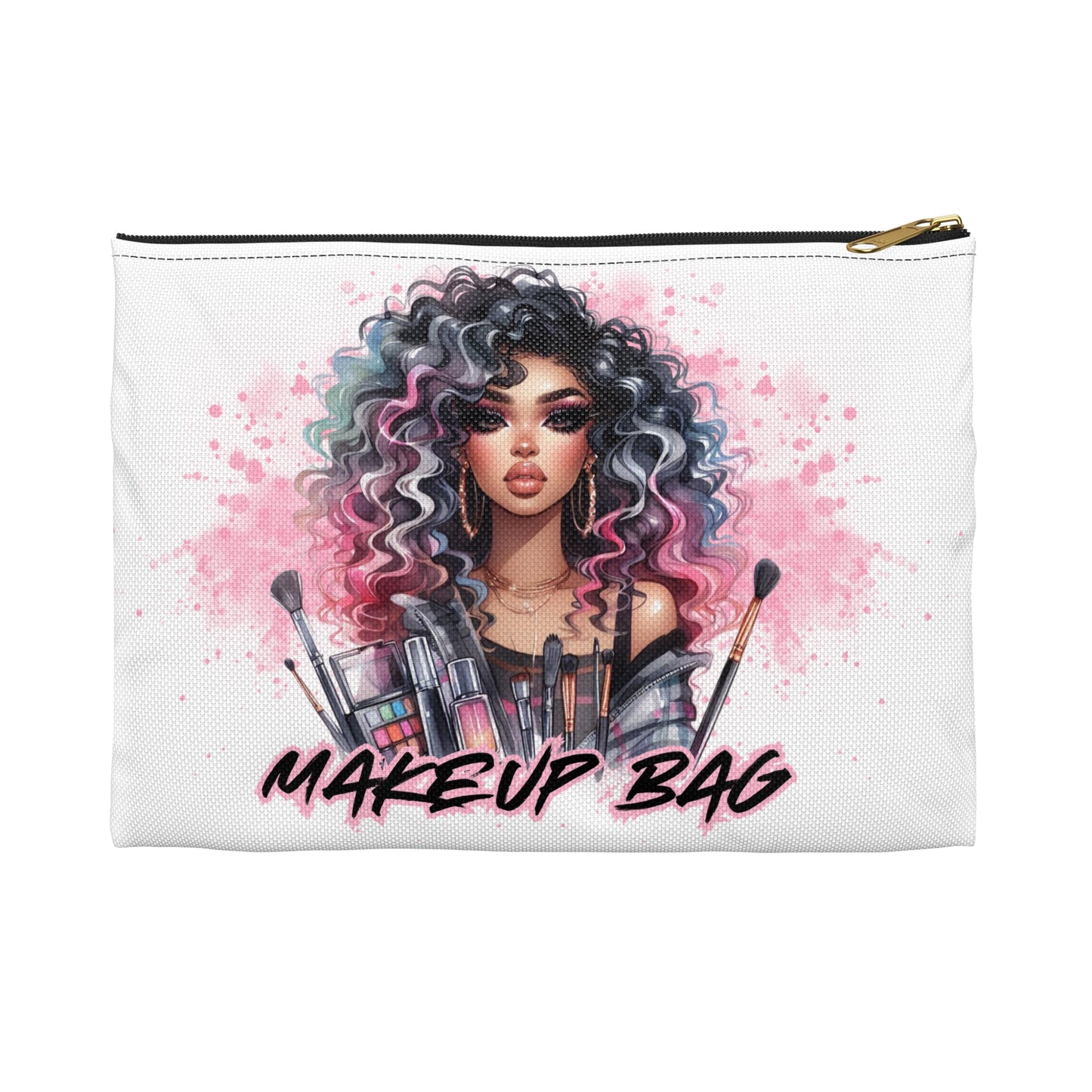 Makeup Bag with Glamorous Design, Cosmetic Organizer for Beauty Lovers, Perfect Gift for Birthdays, Holidays, and Special Occasions, [...]