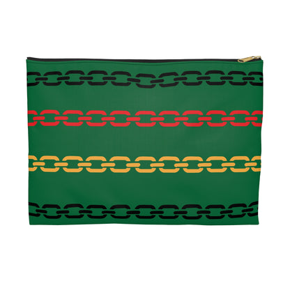 Rasta Vibes Accessory Pouch, Bohemian Makeup Bag, Ethnic Travel Case, Festival Essentials Kit, Gift for Music Lovers