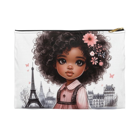 Chic Parisian Accessory Pouch for Trendy Girls, Stylish Makeup Bag, Cosmetic Organizer, Perfect Gift for Mother's Day, Travel Essentials