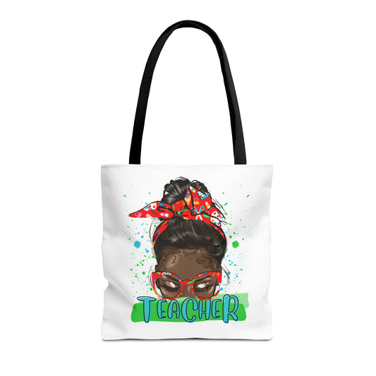 Colorful Teacher Tote Bag, Perfect Gift for Educators, Teacher Appreciation Day, Classroom Carryall, School Supplies Bag, Art Lover's Tote