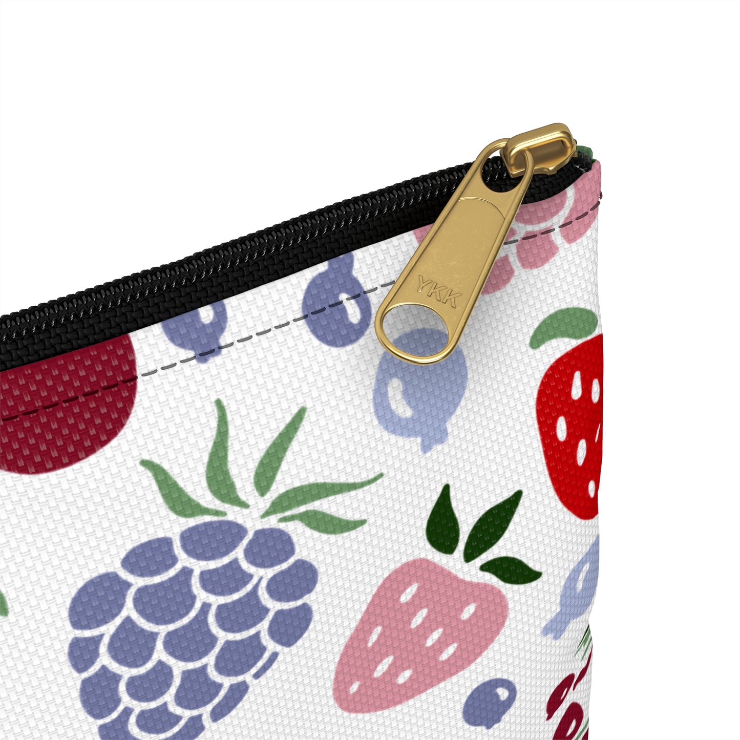 Fruity & Checkered Accessory Pouch - Perfect for Travel, Makeup, Organizing, Gifts, and Everyday Use