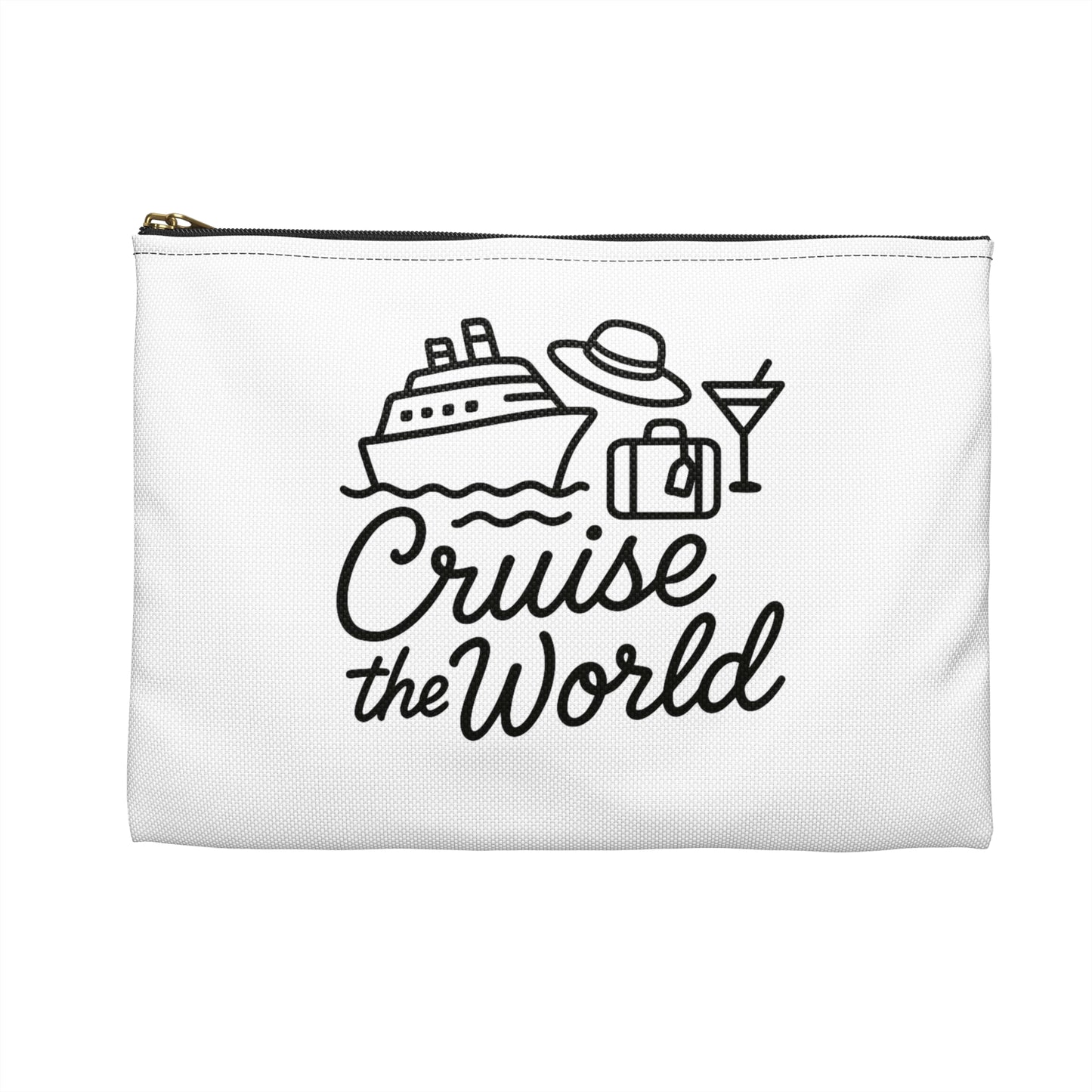 Cruise Travel Accessory Pouch - Vacation Storage Bag, Cosmetic Organizer, Cruise Gift, Beach Essentials, Travel Accessories